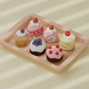 Keychain Clay: Deserts Series