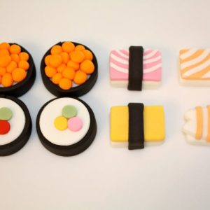 Keychain Clay: Sushi Series